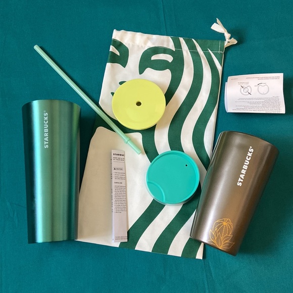 Starbucks Cactus Stainless Steel & Ceramic Set - Picture 2 of 2